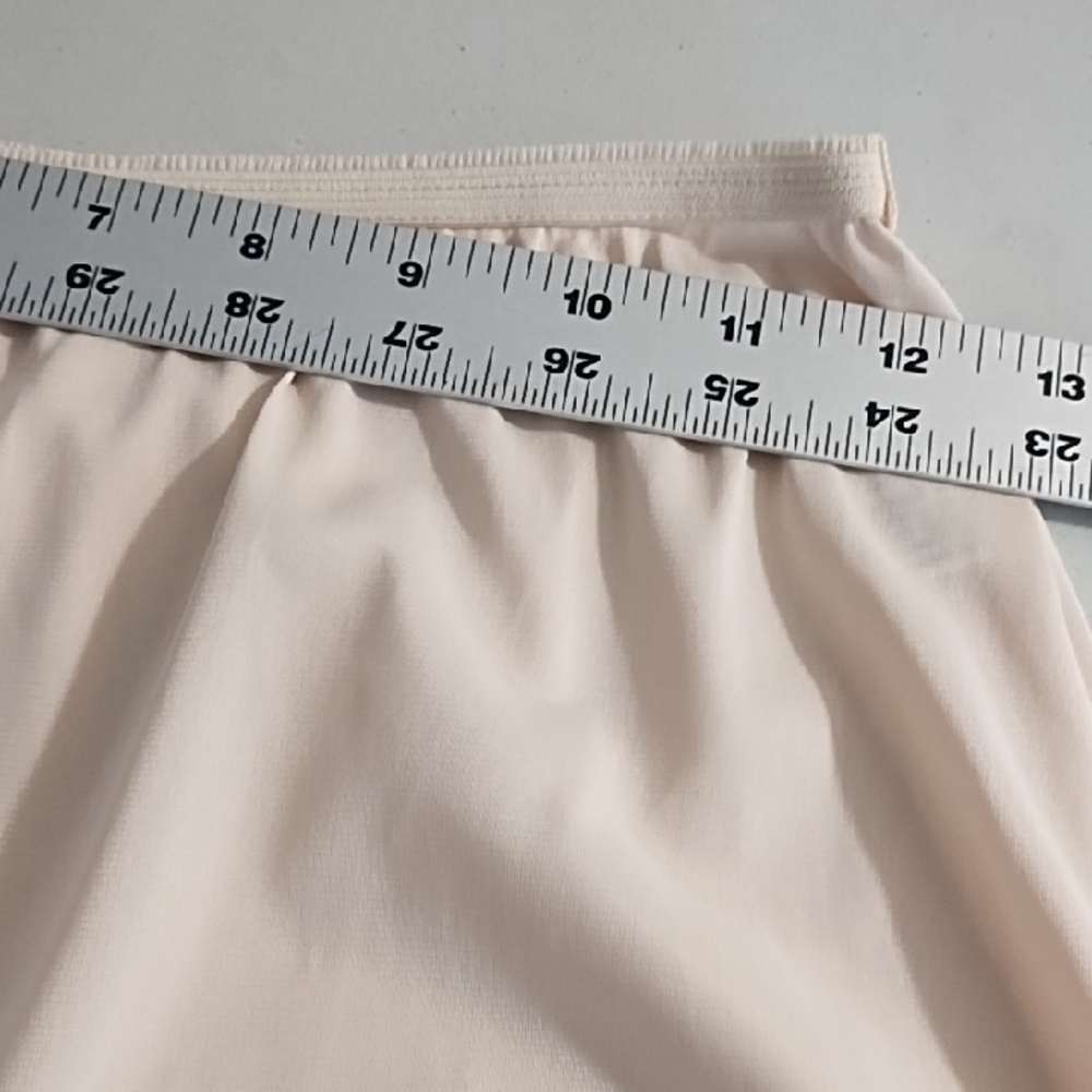 Nude Slip Cut at Bottom lace to Shorten to your length - Picture 5 of 9